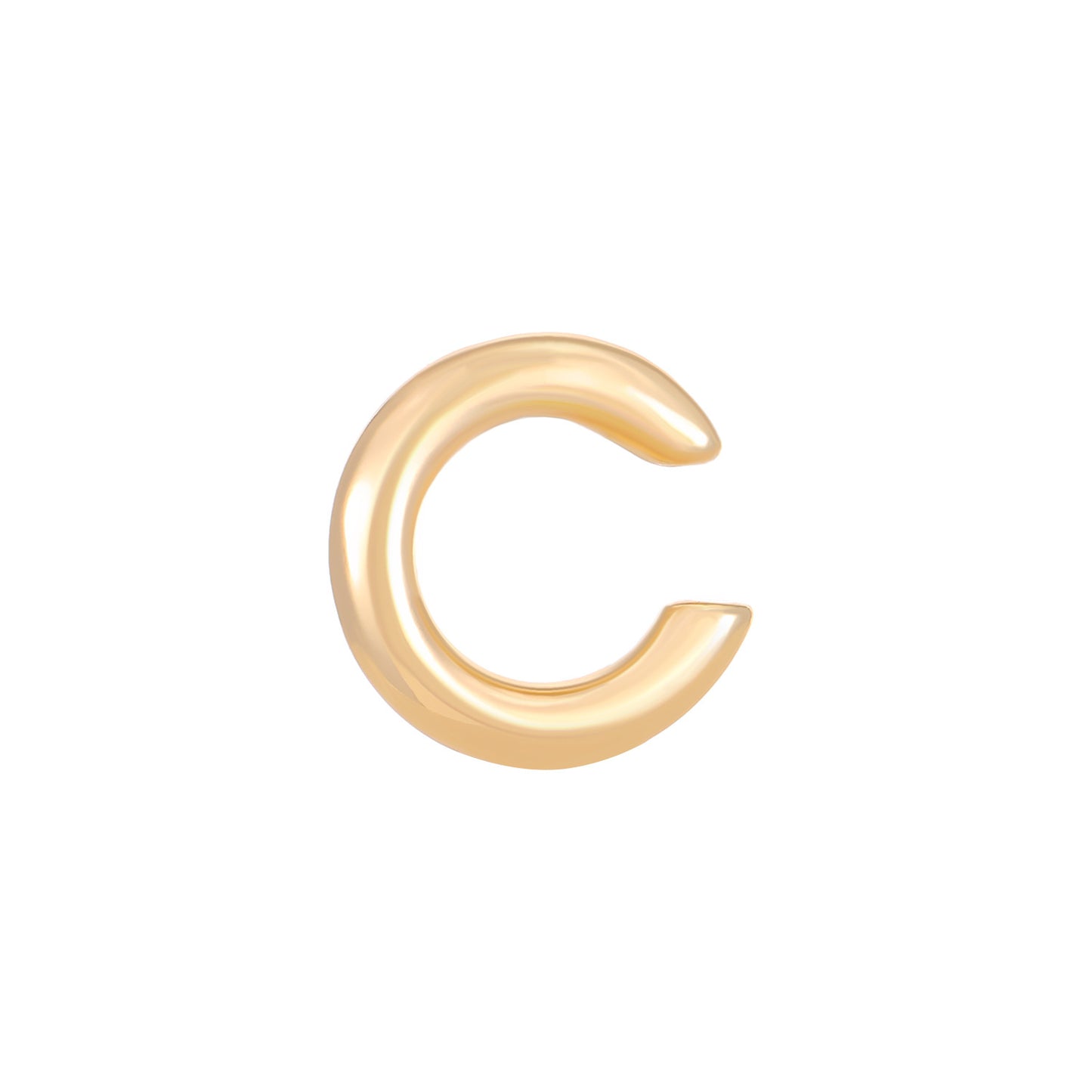 金屬C形免耳洞耳夾－細節特寫10｜https://igowo.tw/