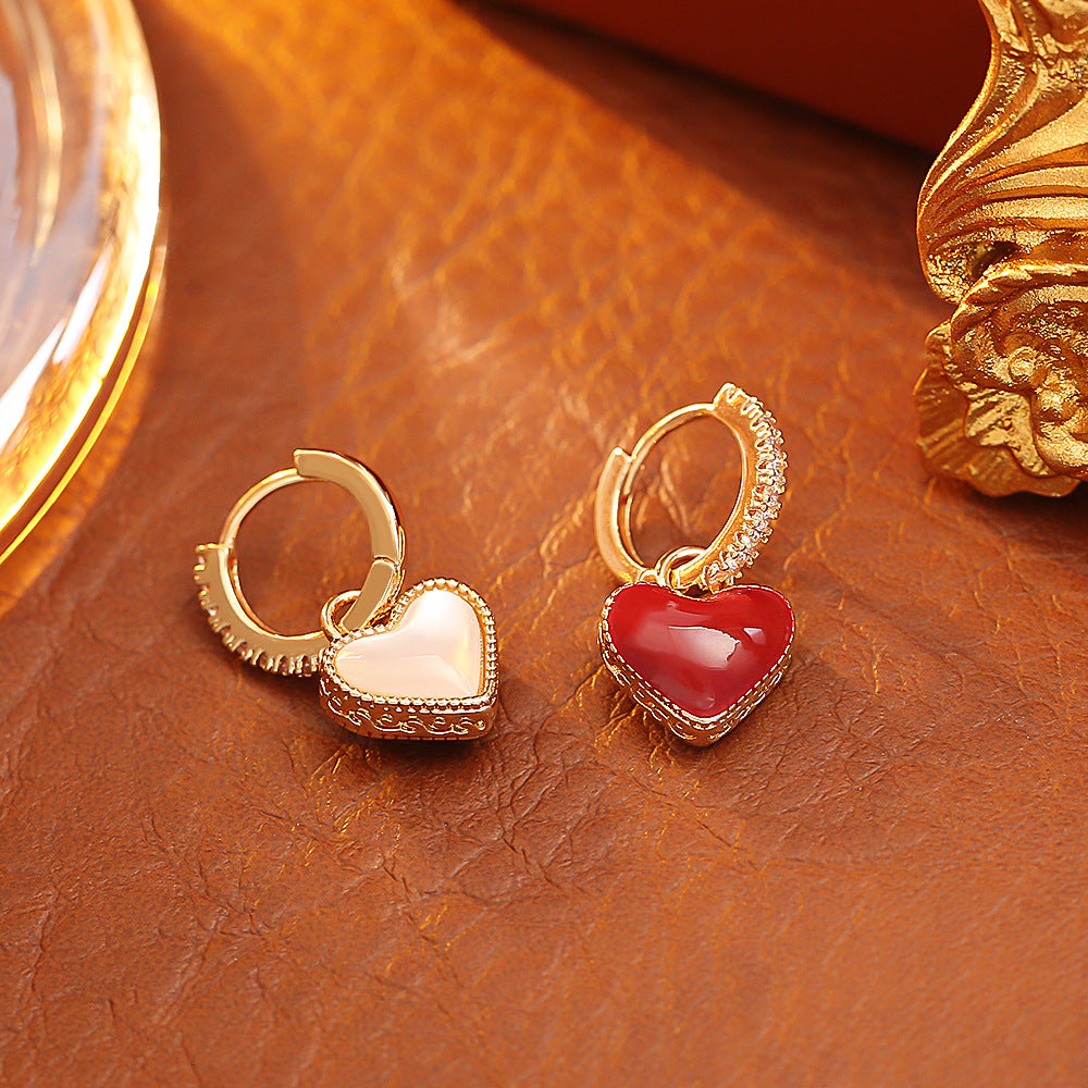貝母雙面簡約耳環－商品主圖｜https://igowo.tw/