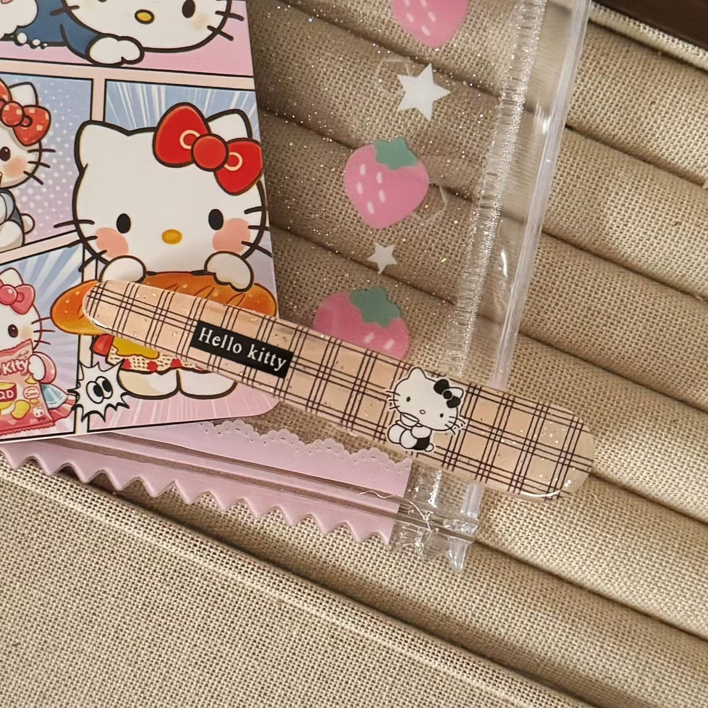 貓咪簡約髮夾