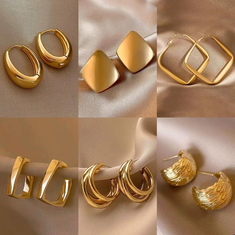 金屬復古耳釘－細節特寫34｜https://igowo.tw/