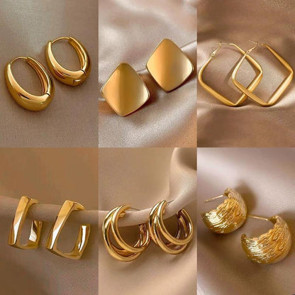 金屬復古耳釘－細節特寫34｜https://igowo.tw/