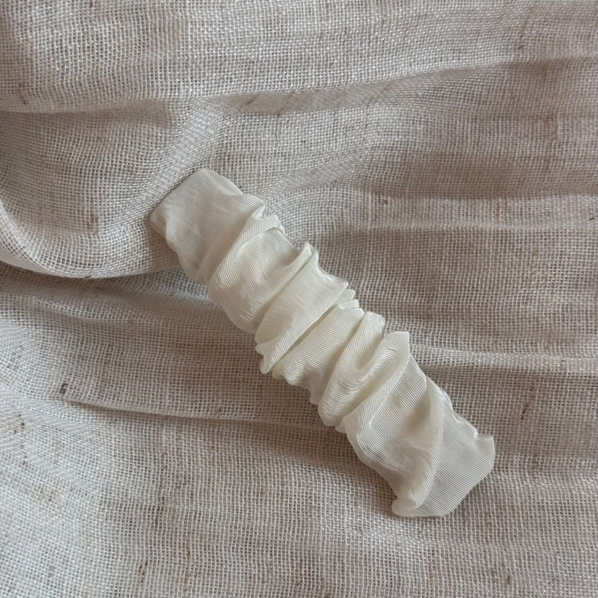 布面碎花髮夾