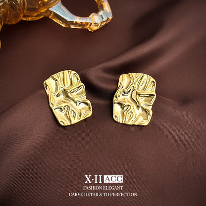 金屬簡約耳環－細節特寫36｜https://igowo.tw/