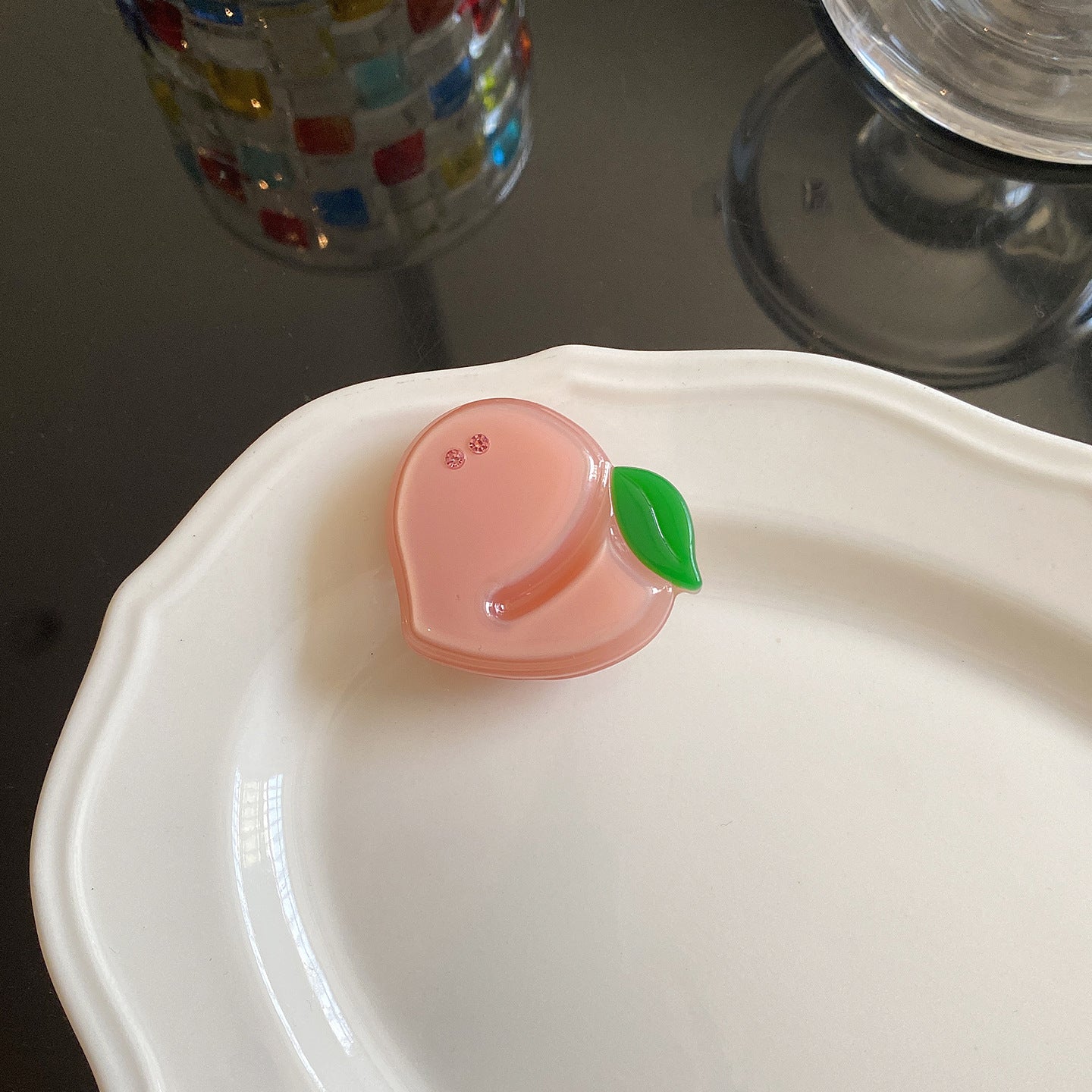 醋酸板材西瓜櫻桃髮夾