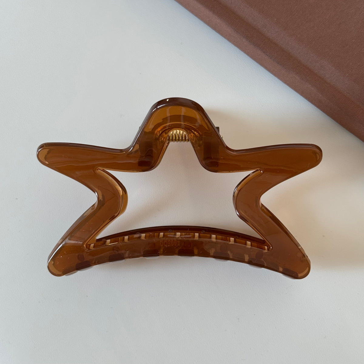 棕色豹紋鯊魚夾