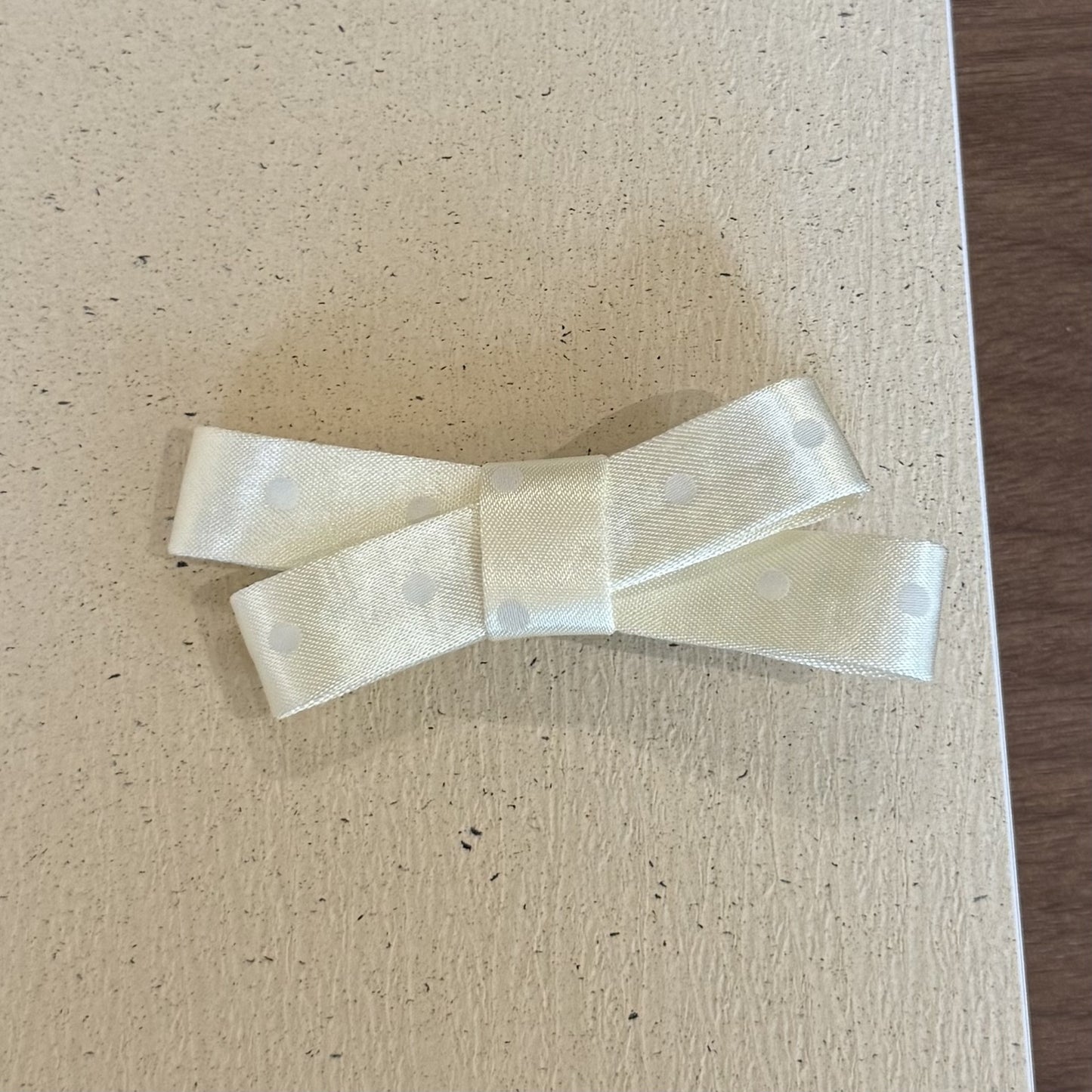 波點蝴蝶結立體髮夾