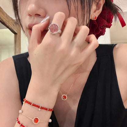 簡約經典戒指－白石款細節7｜https://igowo.tw/
