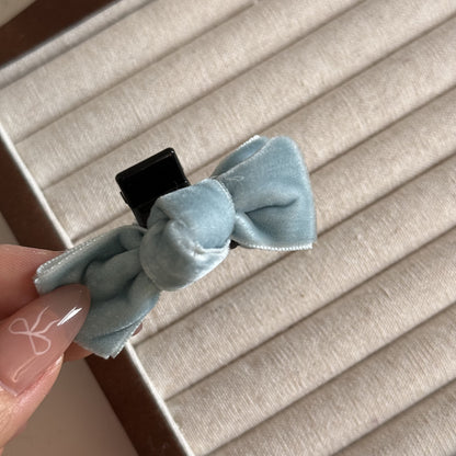 蝴蝶結扭結小巧鯊魚夾