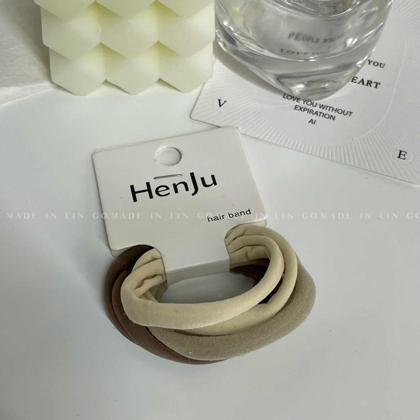 幾何簡約髮圈