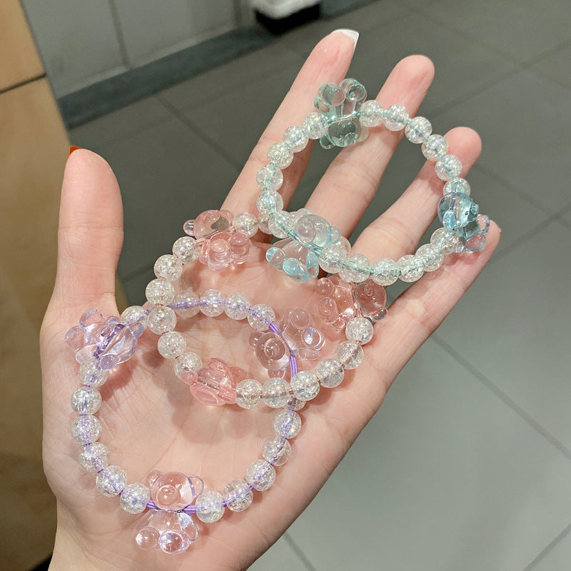 小熊兩用髮圈－商品主圖｜https://igowo.tw/