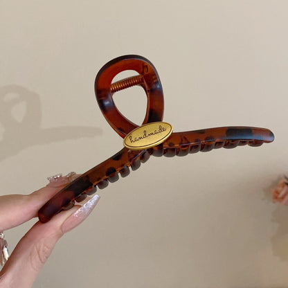 夏季系列愛心珍珠抓夾女高級感氣質大號發夾后腦勺鯊魚夾發卡頭飾