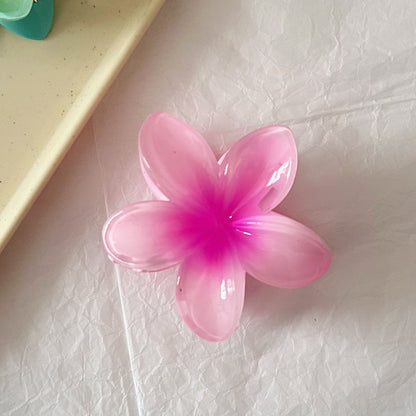 繽紛花朵鯊魚夾