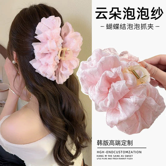 雲朵蝴蝶結鯊魚夾－商品主圖｜https://igowo.tw/