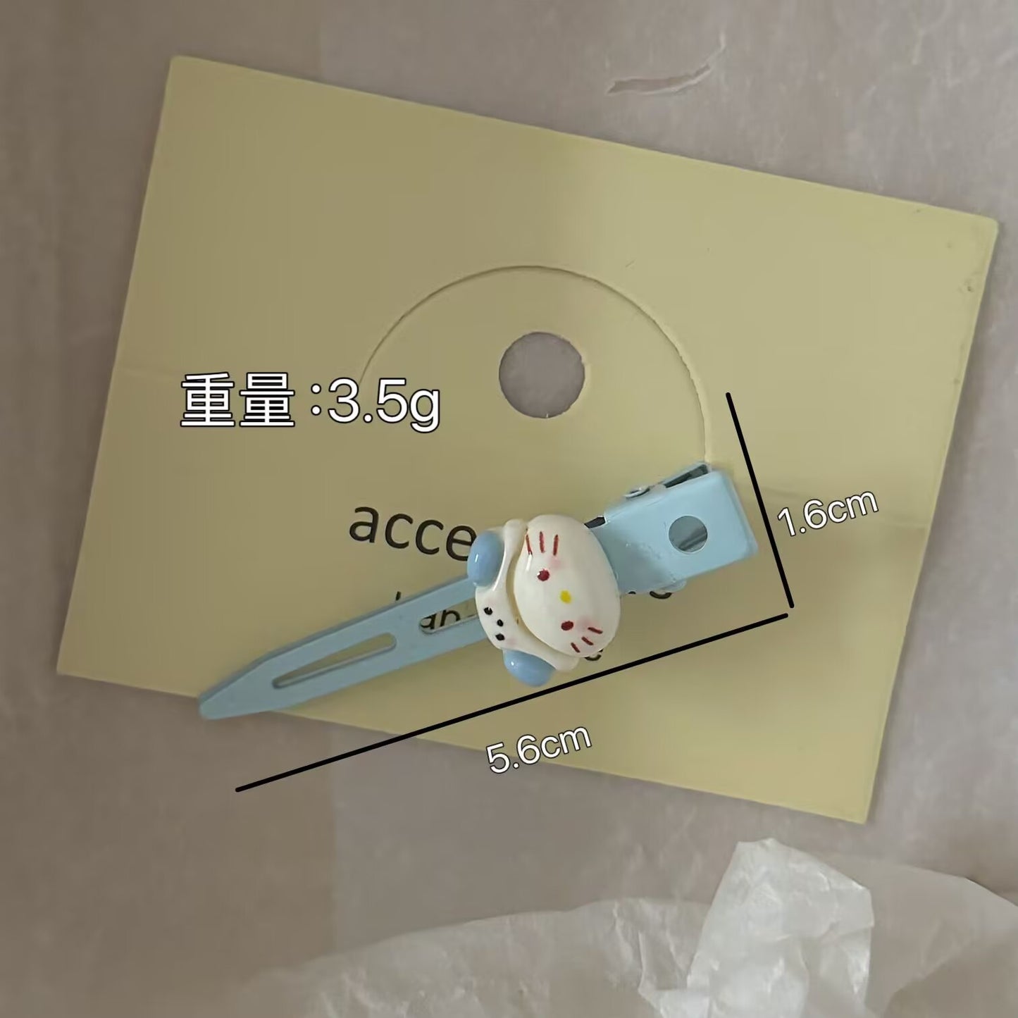 貓咪卡通髮夾