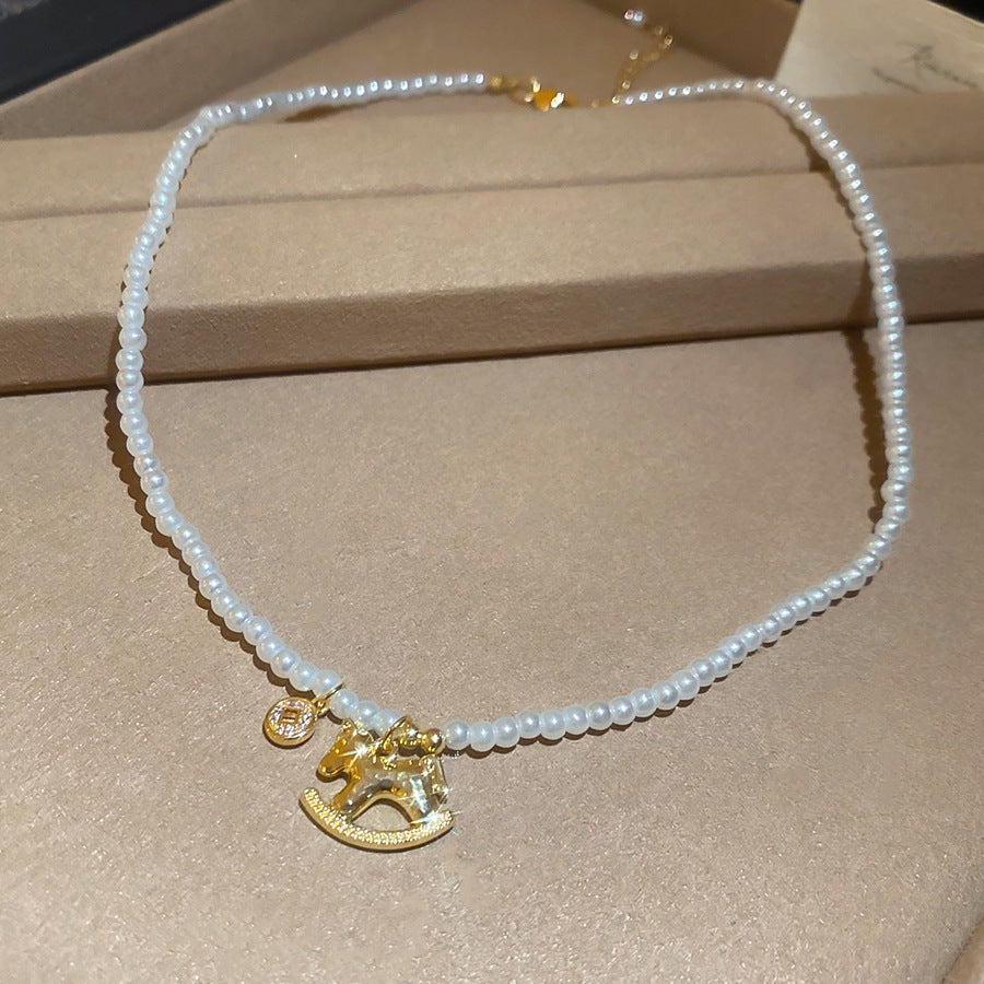 小馬復古項鍊－細節特寫7｜https://igowo.tw/