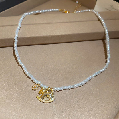 小馬復古項鍊－細節特寫7｜https://igowo.tw/