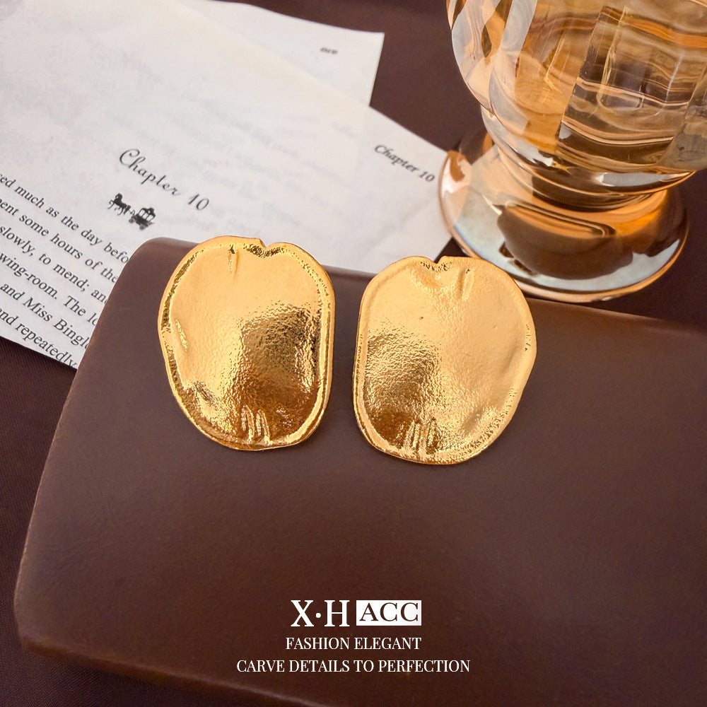 不規則誇張耳釘－第二視角實拍｜https://igowo.tw/