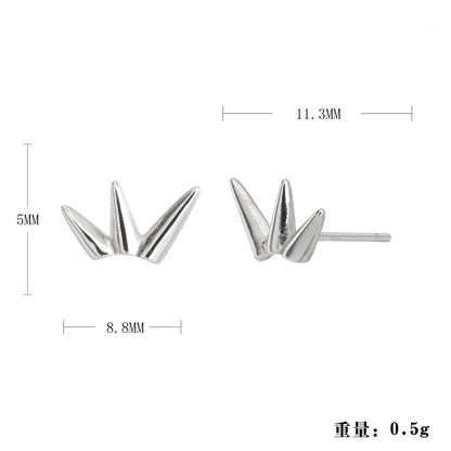 S925 歐美新款簡約小巧精致高級感氣質網紅耳環耳釘套裝