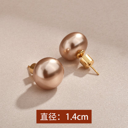 珍珠簡約耳釘