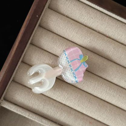 蘋果卡通髮夾