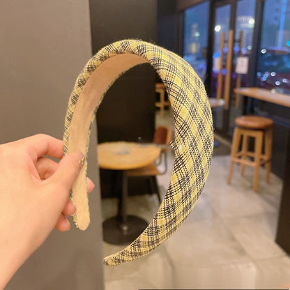 黃色簡約髮箍