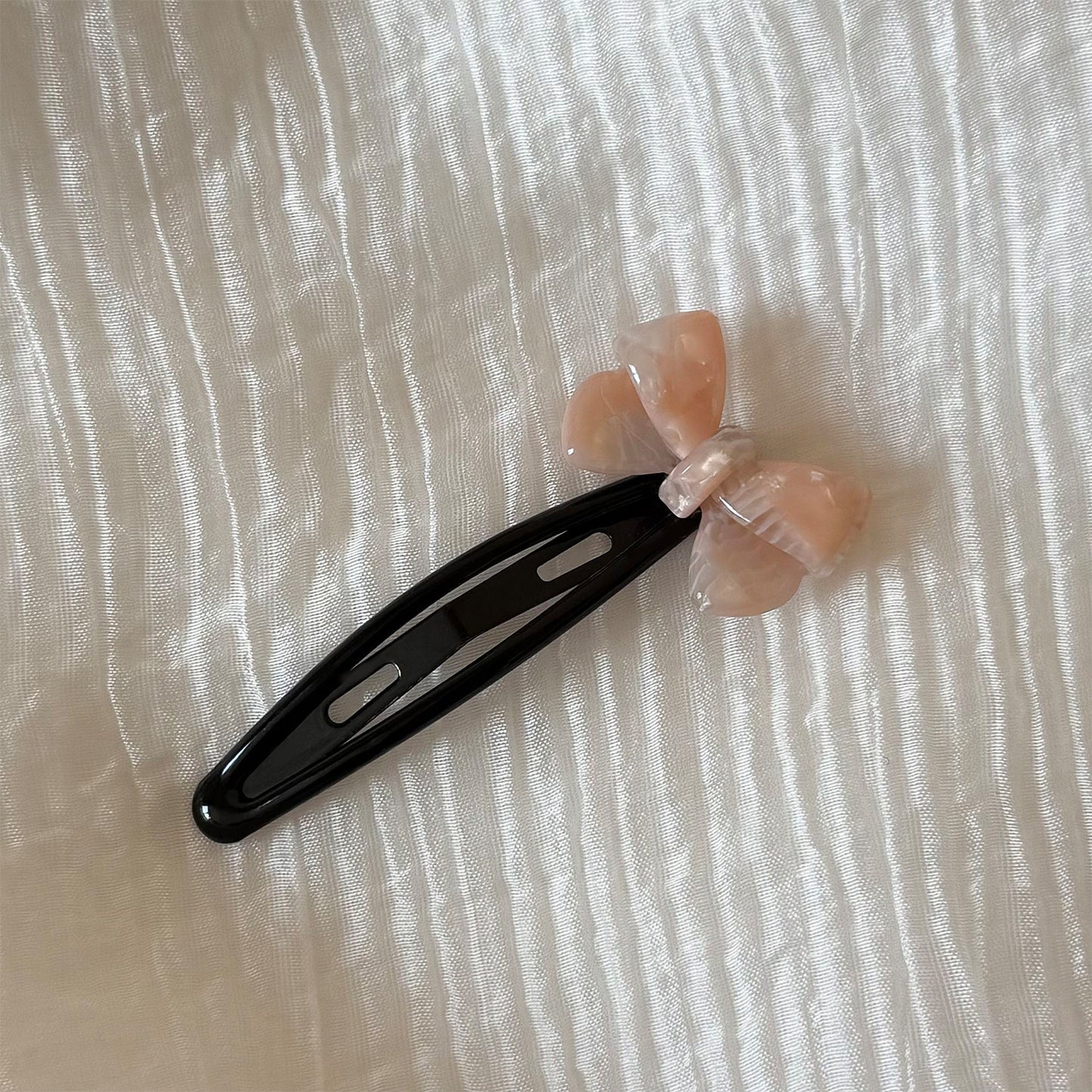 醋酸板材蝴蝶結髮夾