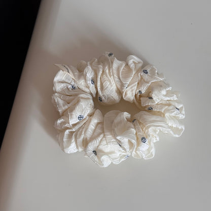 藍色彈力繩雛菊髮圈