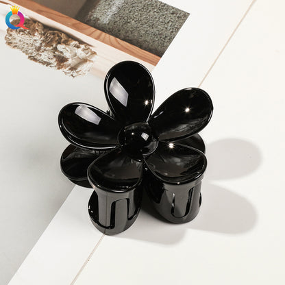 豹紋復古鯊魚夾－細節特寫3｜https://igowo.tw/
