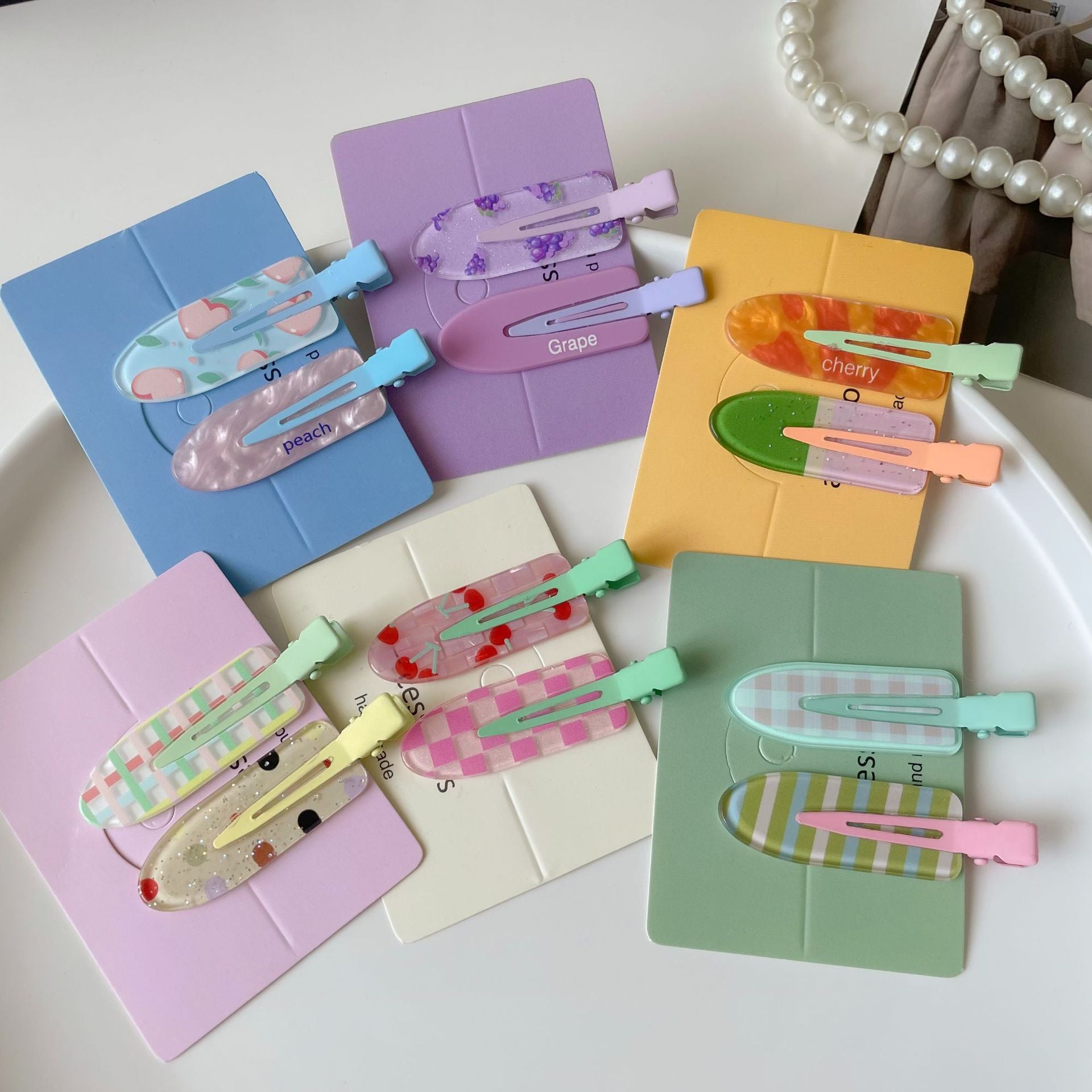 簡約髮夾二件組－商品主圖｜https://igowo.tw/
