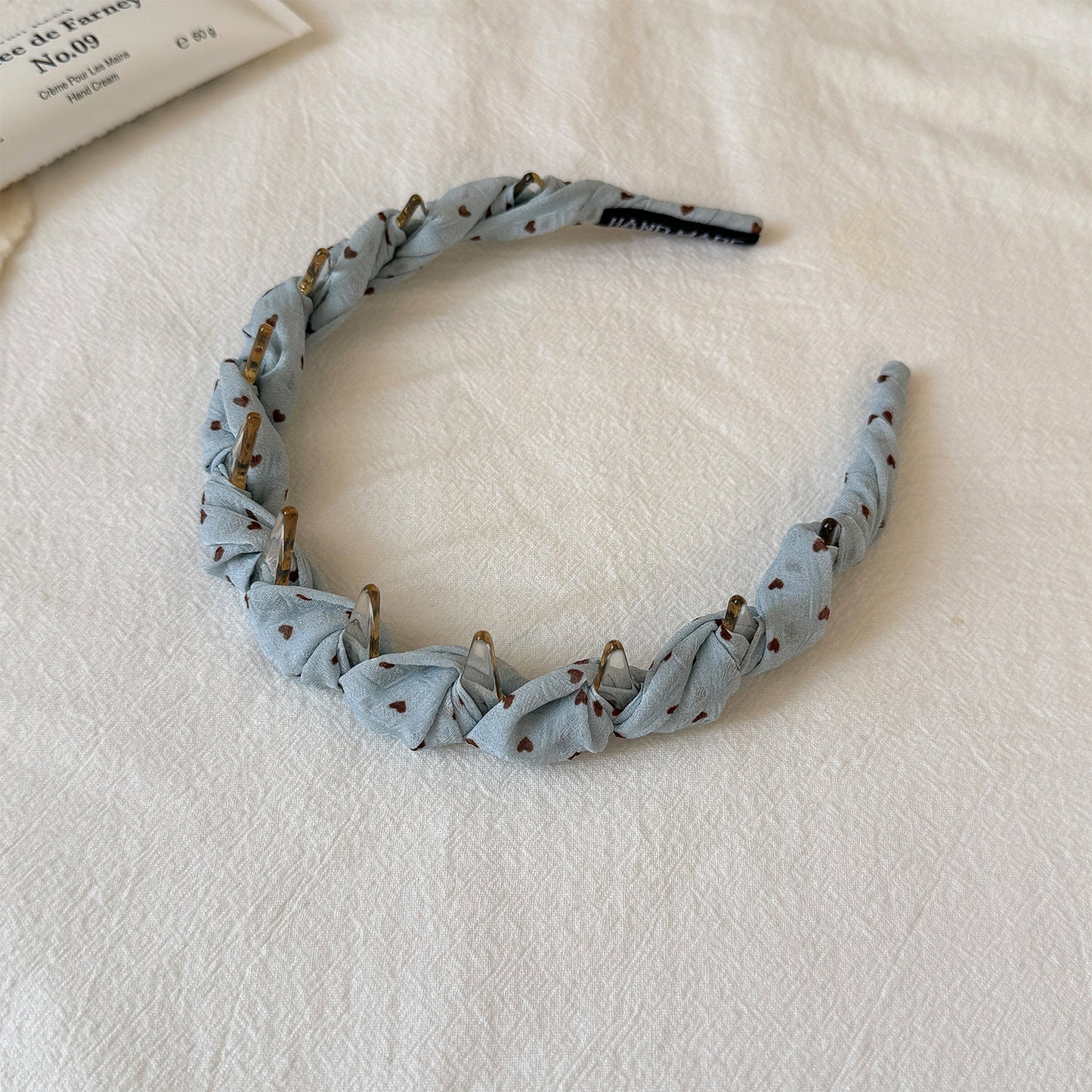 波點纏繞髮箍