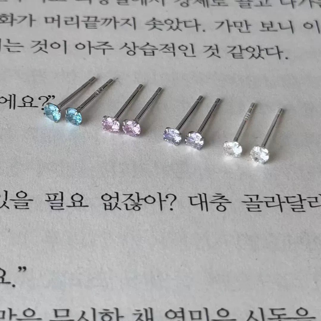 簡約經典耳釘－煙花螺桿白8款實拍｜https://igowo.tw/