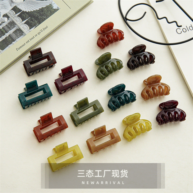 彩色壓克力鯊魚夾－商品主圖｜https://igowo.tw/