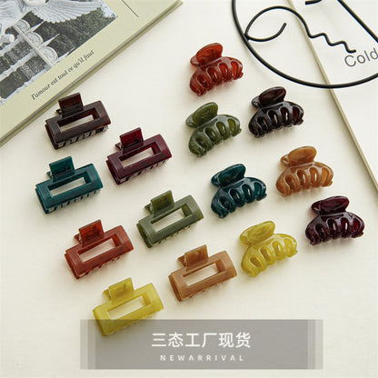 彩色壓克力鯊魚夾－商品主圖｜https://igowo.tw/