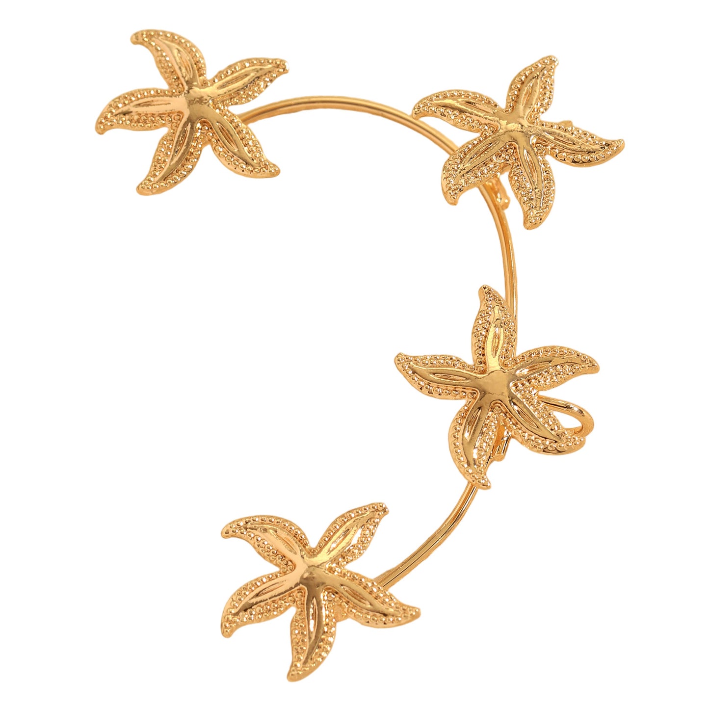 海星貝殼耳掛－細節特寫3｜https://igowo.tw/