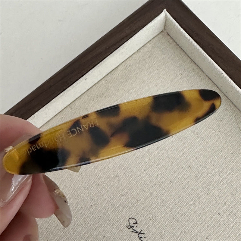 醋酸板材一字髮夾