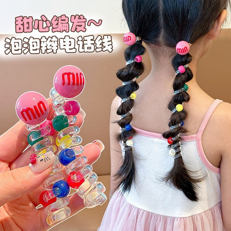 彩色簡約髮圈－商品主圖｜https://igowo.tw/