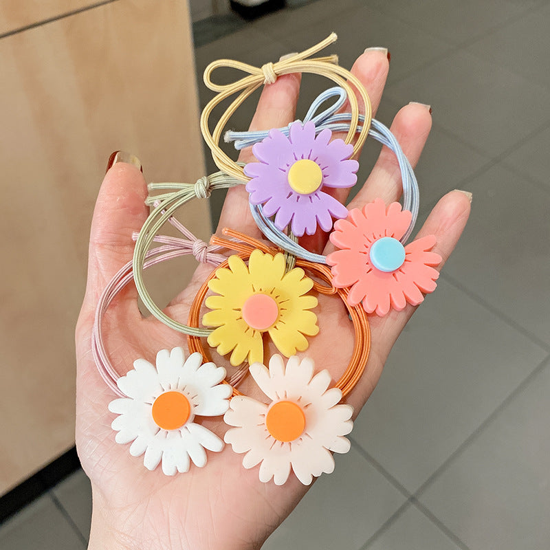 繽紛雛菊簡約髮圈－商品主圖｜https://igowo.tw/