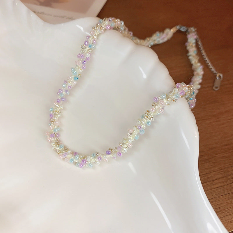 金色珍珠電鍍項鍊