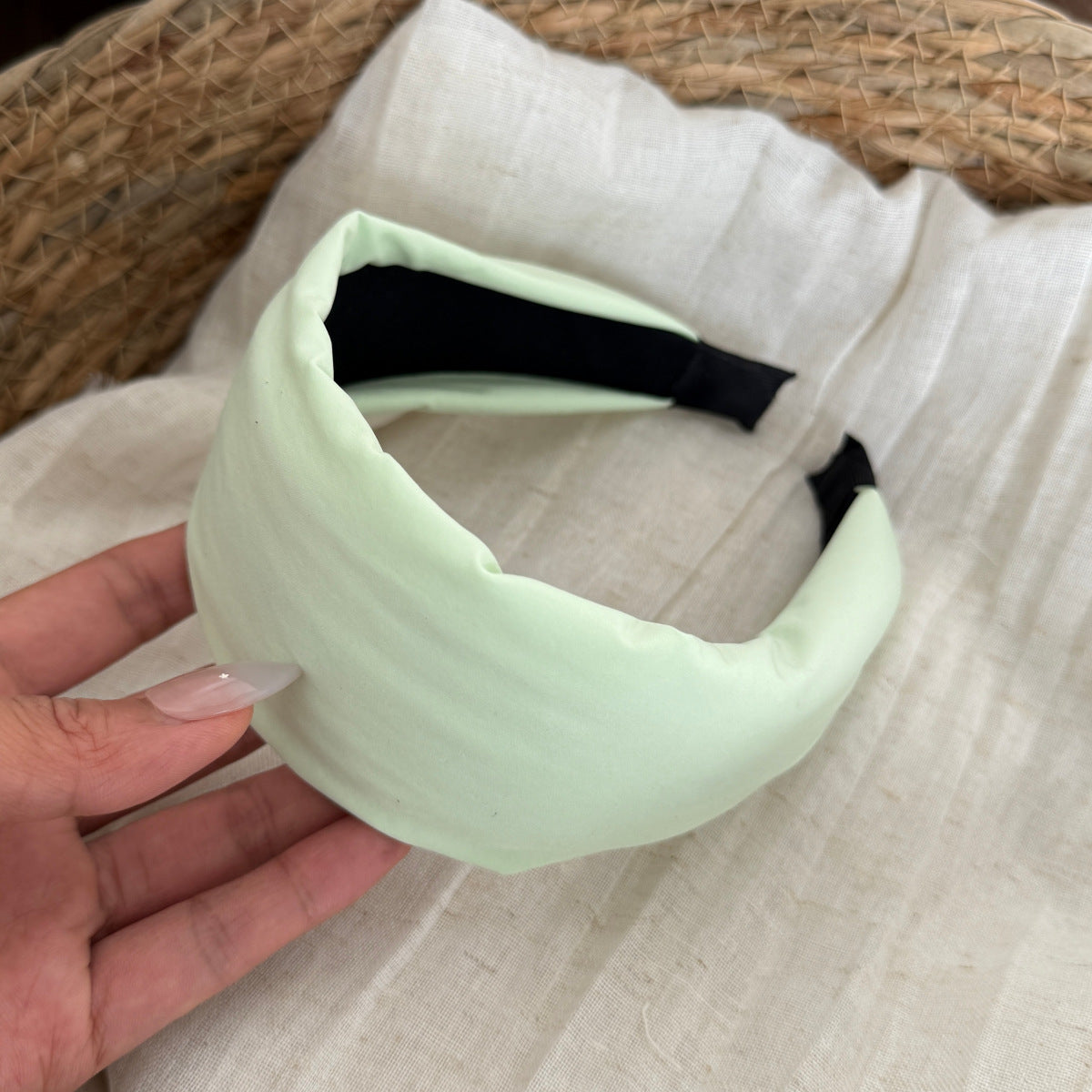 寬版簡約髮箍