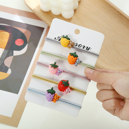 卡通簡約髮圈－細節特寫8｜https://igowo.tw/