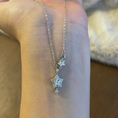 星星鑲鑽項鍊