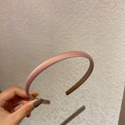 藍色復古簡約髮箍－黃色款細節｜https://igowo.tw/