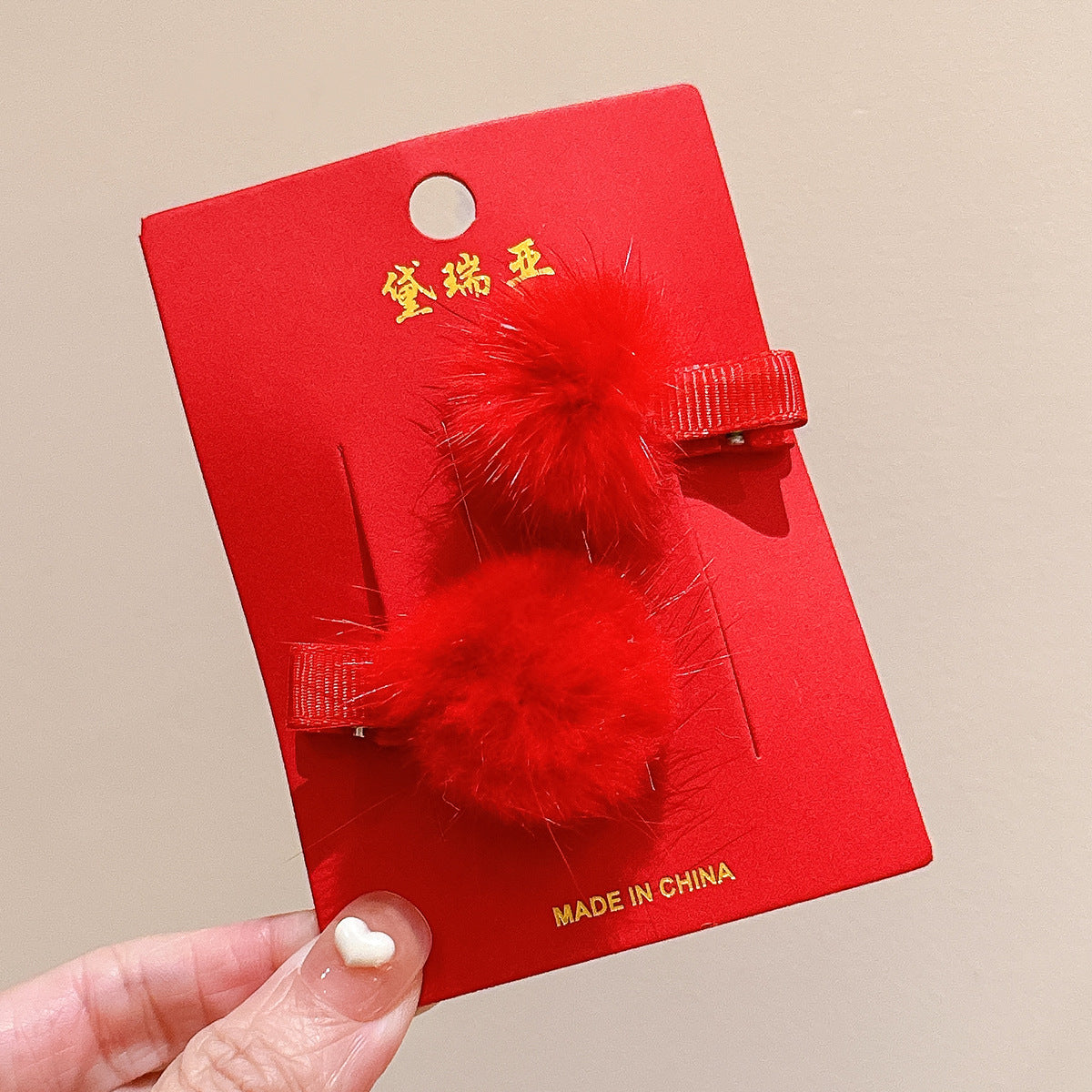 絨面蝴蝶結復古髮夾－細節特寫13｜https://igowo.tw/