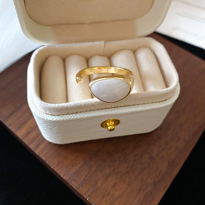 金屬可調式戒指－細節特寫5｜https://igowo.tw/