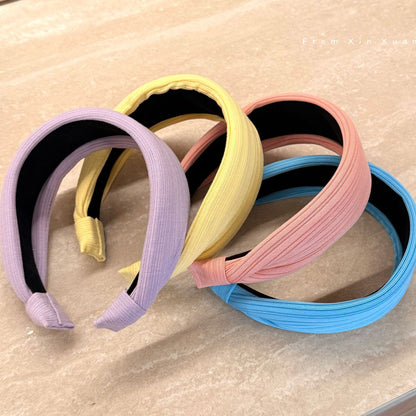 寬版簡約髮箍－商品主圖｜https://igowo.tw/