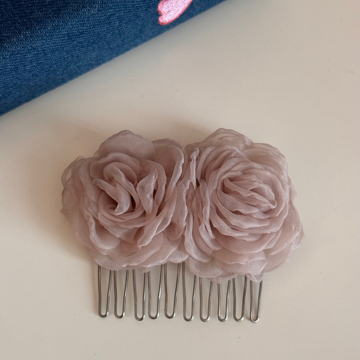 玫瑰簡約髮夾
