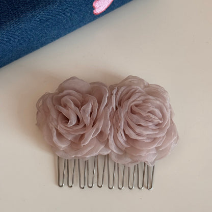 玫瑰簡約髮夾