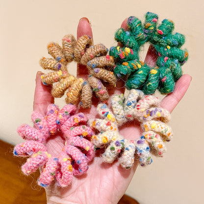 繽紛絨面髮圈－商品主圖｜https://igowo.tw/