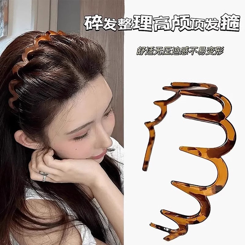 波浪簡約髮箍－商品主圖｜https://igowo.tw/