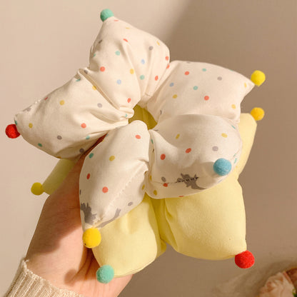 彩色波點星星髮圈－商品主圖｜https://igowo.tw/